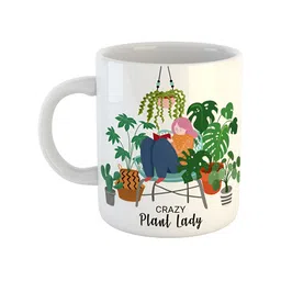 ARTBUG White & Red Printed Ceramic Glossy Mugs 350 ml-17