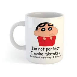 ARTBUG White & Black Text Or Slogans Printed Ceramic Glossy Mug 350ml-53