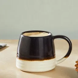 Fabindia Navy Blue & White Ceramic Glossy Mug - 250 ML-18