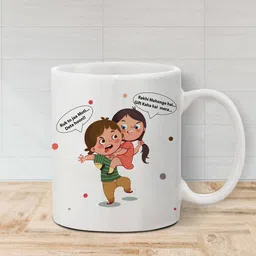 The Purple Tree Stone Studded Rakhi & Printed Ceramic Mug Gift Set image 5