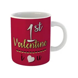 ARTBUG White Printed Ceramic Glossy Core Set of Cups and Mugs image 5