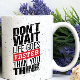 Khakee White & Black Text or Slogans Printed Glossy Microwave Safe Mugs 325ml image 4