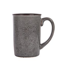 AAKRITI ART CREATIONS Grey Solid Ceramic Set of 2 Glossy Mugs image 5