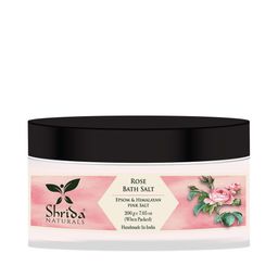 Shrida Cruelty Free & Paraben Free Rose Bath Salt with Epsom & Himalayan Pink Salt - 200 g-78