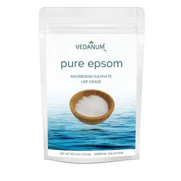VEDANUM Magnesium Sulphate USP Grade Pure Epsom Bath Salt - 500 gm-22