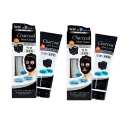 Lenon Set Of 2 Charcoal Mask Cream- 130 g Each-3