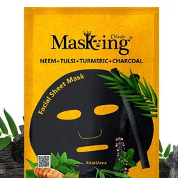 MasKing Pack of 2 Cucumber & Charcoal Facial Sheet Masks-40