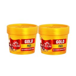 Lilium Set Of 2 Gold Face Mask For Younger Looking Skin - 100g Each-11