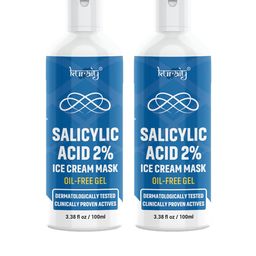 KURAIY Skin Care Set Of 2 Salicylic Acid Ice Cream Mask - 100ml Each-20