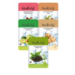MasKing Women Pack of 5 Beauty Facial Sheet Masks-36