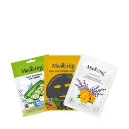 MasKing Set of 3 Cruelty Free Facial Sheet Mask - 65 g-picture-3