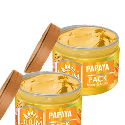 Lilium 2-Pcs Papaya Face Pack 250g-13