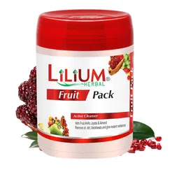 Lilium Herbal Fruit Face Pack Active Cleanser For Dirt & Blackheads - 900ml-45