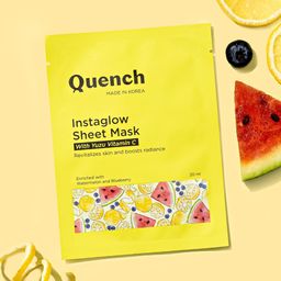 Quench Botanics Yuzu Vitamin C Sheet Mask for Insta Glow - 20ml-1