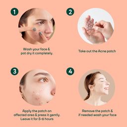 MOUNTAINOR Teens Bye Bye Pimples Acne Patch with Hydrocolloid & Tea Tree - 36 Patches image 3