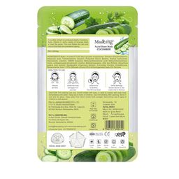 MasKing Set Of 5 Beauty Facial Sheet Mask of Cucumber Extract 20ml each image 3