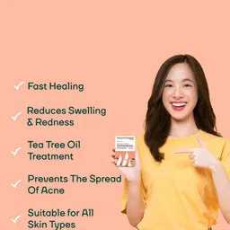 MOUNTAINOR Teens Bye Bye Pimples Acne Patch with Hydrocolloid & Tea Tree - 36 Patches image 4