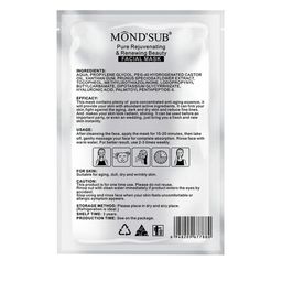 MONDSUB Set Of 6 Pure Rejuvenating and Renewing Face Sheet Mask image 4