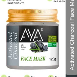 AYA Set Of 2 Activated Charcoal & Vitamin C Face Mask 120 g Each image 4