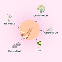 MOUNTAINOR Acne Pimple Patch with Hydrocolloid & Tea Tree - 72 Patches image 5