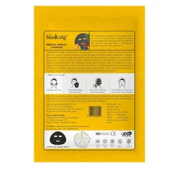 MasKing Set of 2 Beauty Diva Charcoal Combo Facial Sheet Mask 45 ml image 5