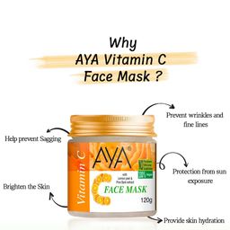 AYA Set Of 2 Vitamin-C & Ubtan Face Mask - 120g Each image 5