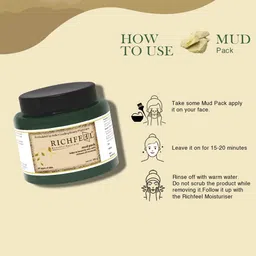 Richfeel Mud Pack For All Skin Types With Richness Of Minerals - 500 g image 3