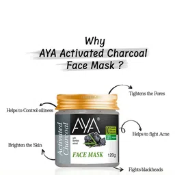 AYA Set Of 2 Australian Tea Tree & Activated Charcoal  Face Mask - 120g Each image 4