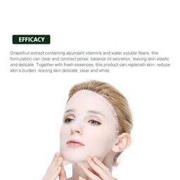 MONDSUB Set Of 4 Grape Fruit Face Sheet Mask image 4