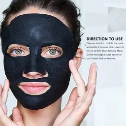 MasKing Set of 3 Diva Bamboo, Teatree & Charcoal Facial Sheet Mask 75ml image 4