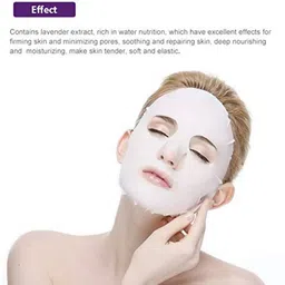 MONDSUB Set Of 6 Lavender Soothing & Firming Face Sheet Mask image 4