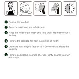 MONDSUB Set Of 6 Grape Fruit Face sheet Mask image 5