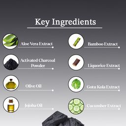 AYA Set of Vitamin-C & Activated Charcoal Vegan Face Mask - 120 g each image 2