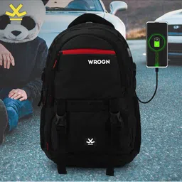 WROGN Unisex Backpack with USB Charging Port-50