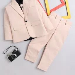 Lil homies Boys Single-Breasted Three-Piece Party Suit-47