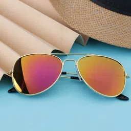 PASSION PETALS Kids Aviator Sunglass Polarised & UV Protected Lens 11-13pinksunglasses-image-11