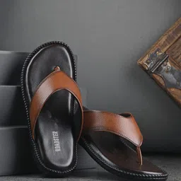 The Roadster Lifestyle Co. Men Tan Brown Lightweight Comfort Sandals-image-99