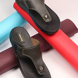 WELCOME Men Open Toe Comfort Sandals With Velcro Detail-picture-32