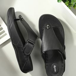 LEONCINO Men Perforated Comfort Sandals-image-93