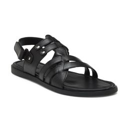 BEAVER Men Textured Leather Comfort Sandals-image-96