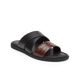 BEAVER Men Open Toe Leather Comfort Sandals-image-101