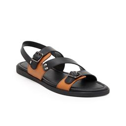 BEAVER Men Open Toe Leather Comfort Sandals-image-116