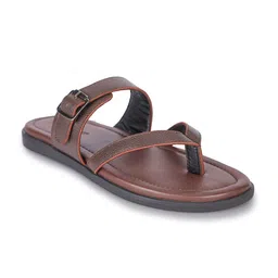BEAVER Men Textured Leather Comfort Sandals-picture-45