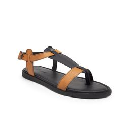 BEAVER Men Open Toe Leather Comfort Sandals-image-101