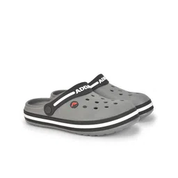 Adda Men Grey & Black Clogs-picture-39