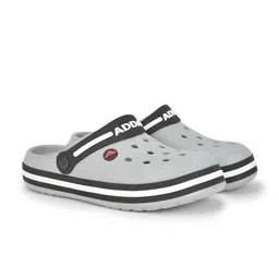 Adda Men Grey & Black Clogs-picture-25