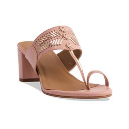ERIDANI Embellished One Toe Block Heels-image-19