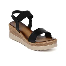 Bruno Manetti PU Wedge Sandals-38