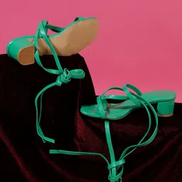 Truffle Collection Open Back Block Heels-40