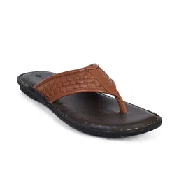 Ajanta Men Tan Brown Comfort Sandals-image-24